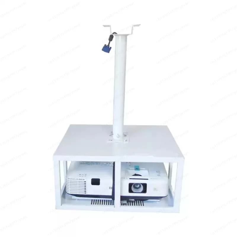 Elevator cage projector hanger, lift basket ceiling with lock