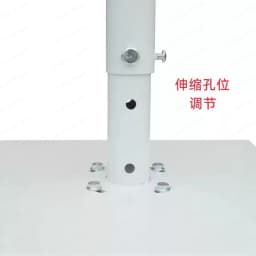 Elevator cage projector hanger, lift basket ceiling with lock