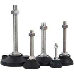 1Pcs Dia D30-D125 Adjustable Lathe Leg M5-M24 Thread Type Levelling Feet Support Foot Fixed Nylon Base Furniture Foot Pads