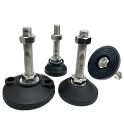 1Pcs Dia D30-D125 Adjustable Lathe Leg M5-M24 Thread Type Levelling Feet Support Foot Fixed Nylon Base Furniture Foot Pads