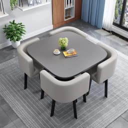 Simple square negotiation table and chair combination store, shop