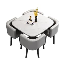 Simple square negotiation table and chair combination store, shop