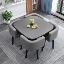 Simple square negotiation table and chair combination store, shop