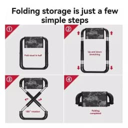 Portable Folding Chair Bench Fishing Stool Travel Camping Horse Stool Stools Train Subway Queuing Portable Stools Outdoor Tool