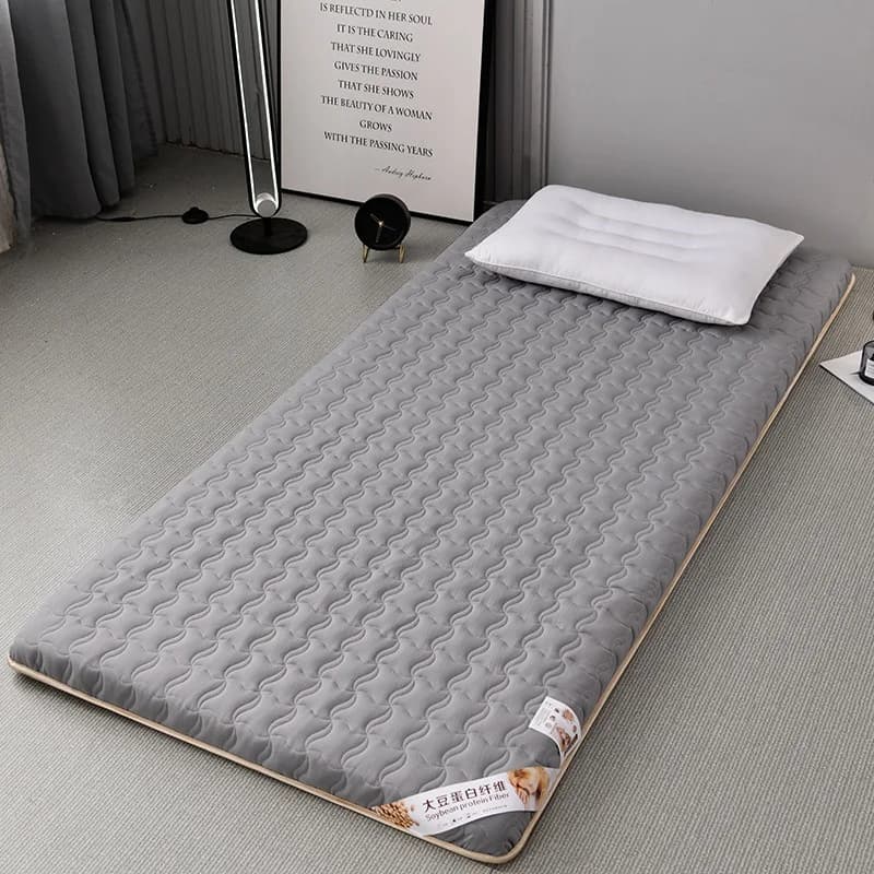 Soybean Fiber Mattress Bed Cushion Protective Pad Soft Cushion Household Foldable Mattress Memory Foam Mattress Soft Quilt Pad