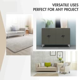 Heavy Duty Mental Furniture Legs, Stainless Steel Tapered Feet - Replacement Legs for Couch, Sofa, Bed Frame, Cabinet, Desk, TV