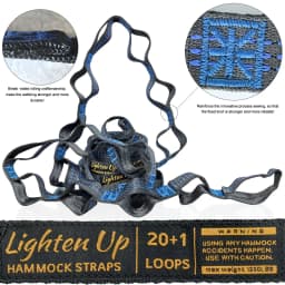 3 Meter New Design With Higher Load Capacity Lightweight Rope and 600lbs Breaking Strength Non-Stretch 12KN Carabiner
