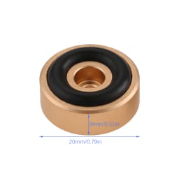 4/8Pcs Gold/Silver/Black Board Feet with Non Slip Pads With Rustproof Screws for Kitchen Serving Boards Countertop Protector