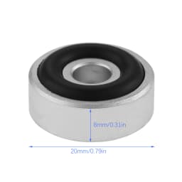 4/8Pcs Gold/Silver/Black Board Feet with Non Slip Pads With Rustproof Screws for Kitchen Serving Boards Countertop Protector