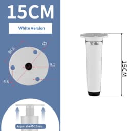 4PCS Stainless Steel Heavy Duty Metal Cabinet Feet Adjustable - Support Legs for Bathroom Vanity,TV Stand,Coffee Table,Base Legs