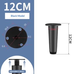 4PCS Stainless Steel Heavy Duty Metal Cabinet Feet Adjustable - Support Legs for Bathroom Vanity,TV Stand,Coffee Table,Base Legs