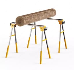 Foldable metal saw frame saw horse 250KG multi-functional iron portable work table iron Trojan horse construction site