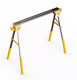 Foldable metal saw frame saw horse 250KG multi-functional iron portable work table iron Trojan horse construction site