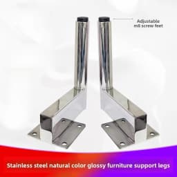 Furniture Support Feets Made of Stainless Steel Material Cabinet Legs Coffee Table Legs Bed Feets Accessories Cabinet Legs