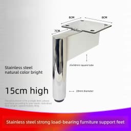 Furniture Support Feets Made of Stainless Steel Material Cabinet Legs Coffee Table Legs Bed Feets Accessories Cabinet Legs