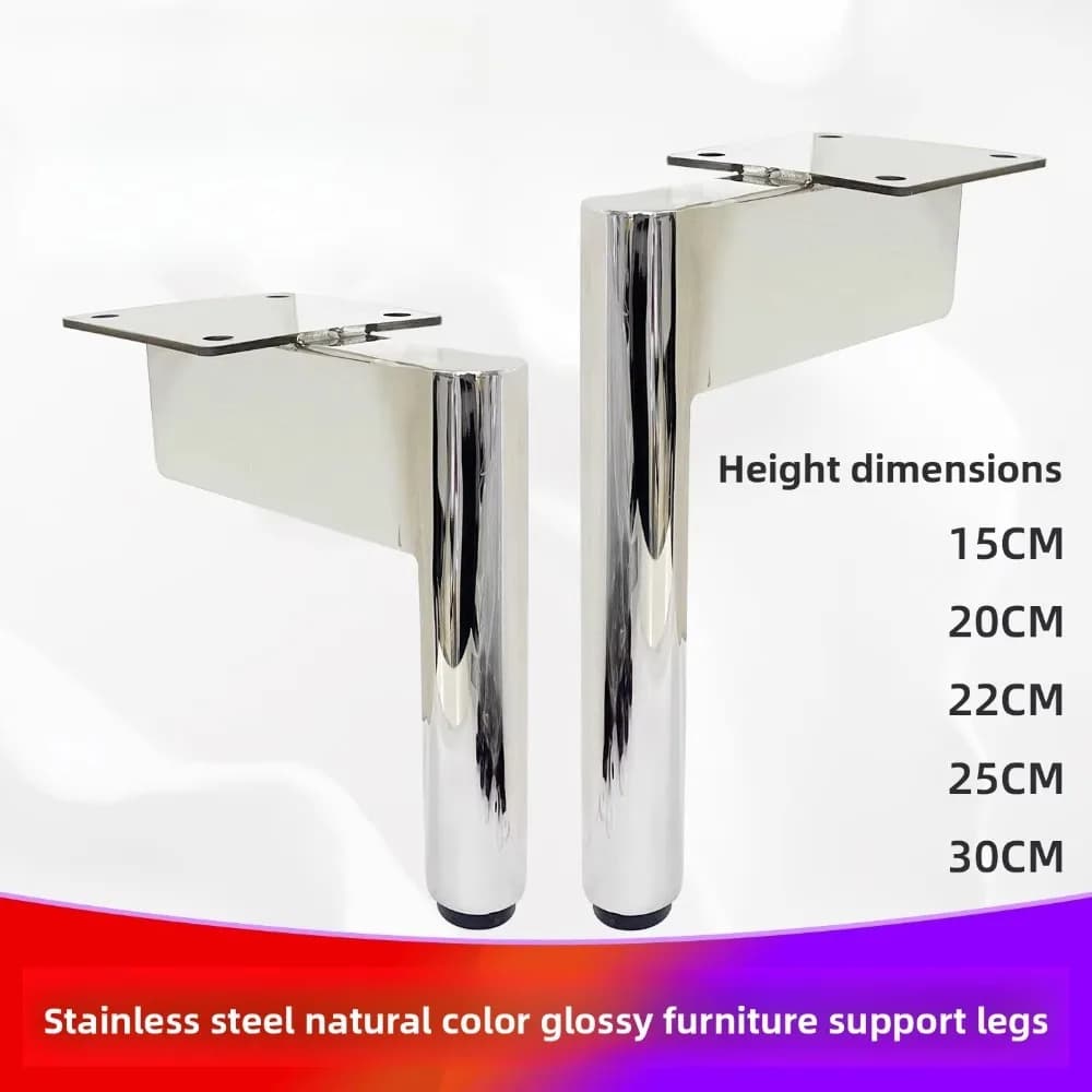 Furniture Support Feets Made of Stainless Steel Material Cabinet Legs Coffee Table Legs Bed Feets Accessories Cabinet Legs