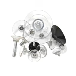 M4 M5 M6 M8 Transparent Suckers With Screw PVC Plastic Sucker Pad Holder Turn Nut Glass Table Tops Storage Tool Hooks 4p-100Pcs