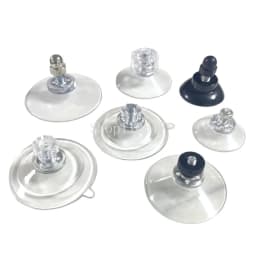 M4 M5 M6 M8 Transparent Suckers With Screw PVC Plastic Sucker Pad Holder Turn Nut Glass Table Tops Storage Tool Hooks 4p-100Pcs
