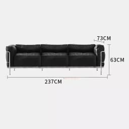 Vintage LC3 single sofa chair medieval, Bauhaus balcony Internet celebrity leisure chair