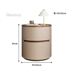 Bedside Table Glamour Creative Round Delicacy Design Italian Simple Night Table Modern Luxury Table De Chevet Bedroom Furniture