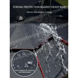 1.8-2.6m Double-Layer Fold Big Garden Parasol Windproof Umbrella Large Outdoor Umbrella for Beach Parasol Fishing Umbrella Shade