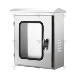 304 stainless steel column distribution box outdoor waterproof and rainproof floor-to-ceiling distribution cabinet socket