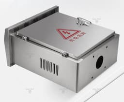 304 stainless steel column distribution box outdoor waterproof and rainproof floor-to-ceiling distribution cabinet socket