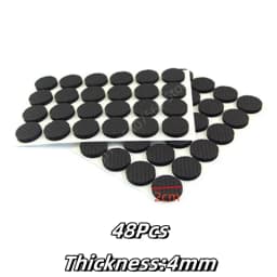 2-48Pcs Self Adhesive Furniture Leg Feet Protector Pad Chair Leg Pad Anti-Skid Scratch DIY Resistant Wood Floor Protector Pads