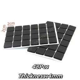 2-48Pcs Self Adhesive Furniture Leg Feet Protector Pad Chair Leg Pad Anti-Skid Scratch DIY Resistant Wood Floor Protector Pads