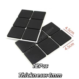 2-48Pcs Self Adhesive Furniture Leg Feet Protector Pad Chair Leg Pad Anti-Skid Scratch DIY Resistant Wood Floor Protector Pads