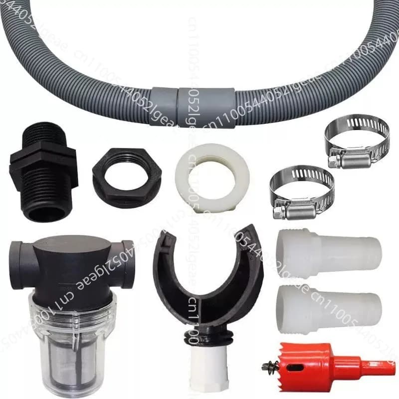 Rain Catcher Rain Barrel Diverter Rainwater Collection System 1 Set 75Mm Flex Hose Durable Sealing Rubber Ring Durable