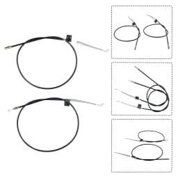 Recliner Sofa Release Cable for Metal Handle Mechanisms Designed as Aftermarket Replacement for Standard Reclining Seating