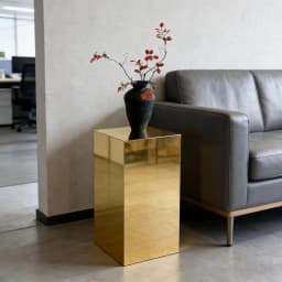 Acrylic Cube Coffee Table, Modern Rectangular End Table, Minimalist Living Room Bedroom Accent Furniture