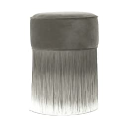 #Modern Luxury Velvet Stool Chair with Tassels Living Room Gradient Color Fringes Pouf Wood Ottoman Chairs for Dressing Table