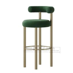 Metal Room Cadeira Height Luxury Relaxing Restaurant Living Soft Barstools Comfortable Vanity Bar Garden Furniture Stools Sets
