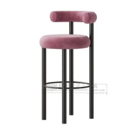 Metal Room Cadeira Height Luxury Relaxing Restaurant Living Soft Barstools Comfortable Vanity Bar Garden Furniture Stools Sets