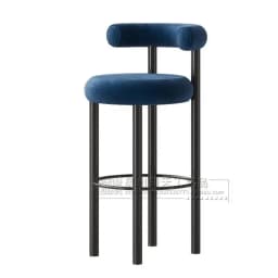 Metal Room Cadeira Height Luxury Relaxing Restaurant Living Soft Barstools Comfortable Vanity Bar Garden Furniture Stools Sets