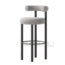 Metal Room Cadeira Height Luxury Relaxing Restaurant Living Soft Barstools Comfortable Vanity Bar Garden Furniture Stools Sets