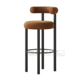 Metal Room Cadeira Height Luxury Relaxing Restaurant Living Soft Barstools Comfortable Vanity Bar Garden Furniture Stools Sets