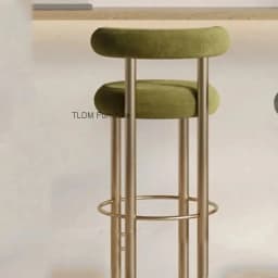 Metal Room Cadeira Height Luxury Relaxing Restaurant Living Soft Barstools Comfortable Vanity Bar Garden Furniture Stools Sets