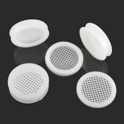 10/100Pcs Wardrobe Cabinet Air Vent Decorative Cover Durable Ventilator Grille Hole Ornaments Furniture Accessories