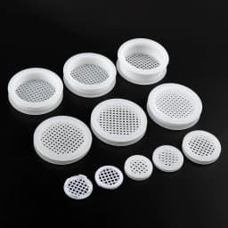 10/100Pcs Wardrobe Cabinet Air Vent Decorative Cover Durable Ventilator Grille Hole Ornaments Furniture Accessories