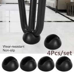 4Pcs/set Useful Floor Protector Wear-resistant Non-Slip Table Pads Hairpin Chair Leg Caps Anti-slip Pad Furniture Feet Covers