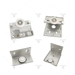 Wardrobe Sliding Door Hanging Pulley - Model E008 External Door Wheel Accessory for Smooth Track System, Hot Sale