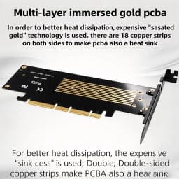 SK8-NEW NVME Expansion Card M.2 NVME Radiator N