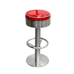 2025 High Quality Home Salon General Use Simple Stool American style stainless steel bar chair