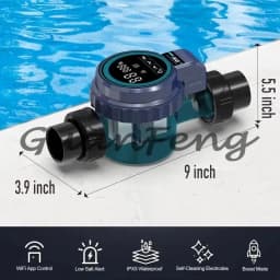 6G 8G 12G 16G 20 25G WIFI Control Salt Chlorine Generator Swimming Pool Salt Water Electrolysis App Control with