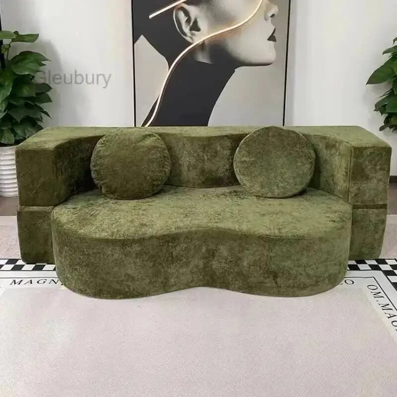 Sofa Pure Vacuum Compression Sofas Living Room Sponge Single Multifunctional Foldable Special Shaped Lazy Sofa Bed Furniture