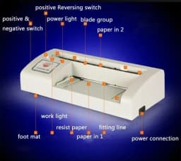 Electric Business Card Cutter 300B Automatic Paper Slitter A4 Letter Size 220V DIY Card Making Machine