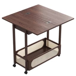 Sofa Side Table Movable Coffee Table Non-solid Wood Side Cabinet Living Room Medieval Trolley Bedroom Folding Table